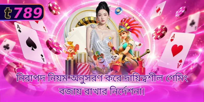 নিরাপদ নিয়ম অনুসরণ করে দায়িত্বশীল গেমিং বজায় রাখার নির্দেশনা।