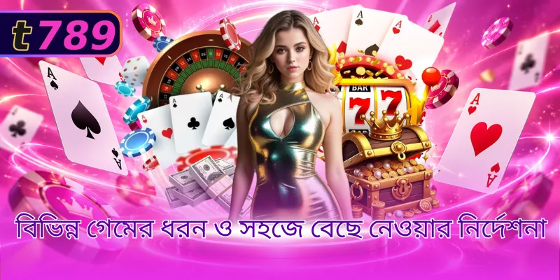 বিভিন্ন গেমের ধরন ও সহজে বেছে নেওয়ার নির্দেশনা